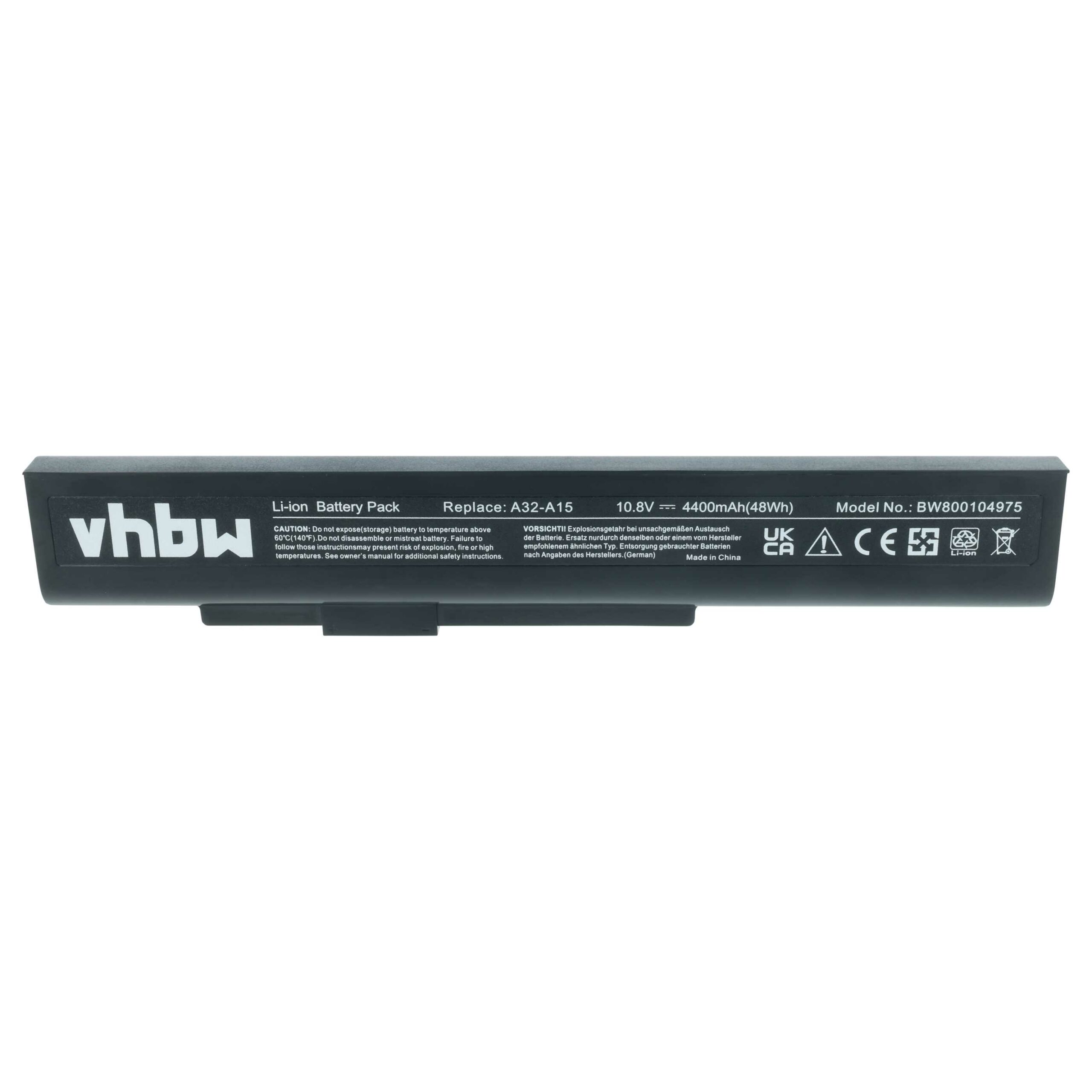 Bateria para Portátil vhbw substitui Medion A42-H36, A32-A15 - 4400 mAh 10.8 V - Image 3