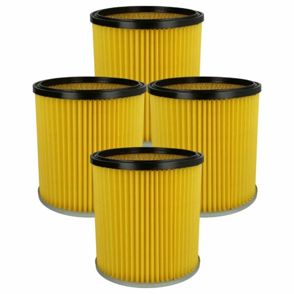 4x Filtro de Substituição vhbw para Aspiradores Kärcher e Dewalt - Referências 6.414-354.0, 6.414-335.0