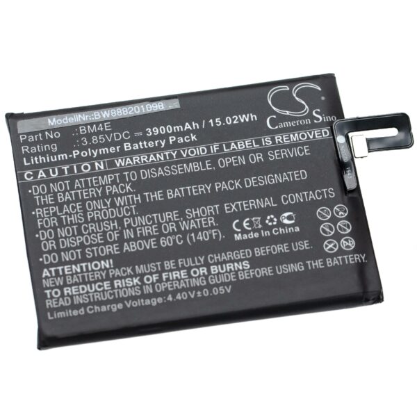 Bateria vhbw para Xiaomi / Pocophone BM4E - 3900 mAh 3.85 V Li-polímero