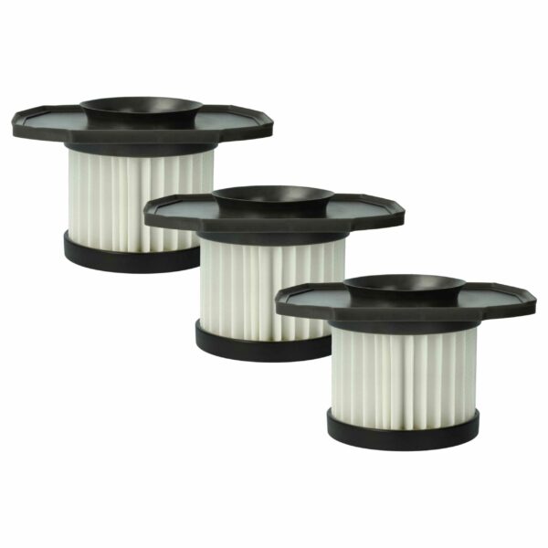Pack 3x Filtros de Substituição vhbw para Aspiradores Ryobi 313282001