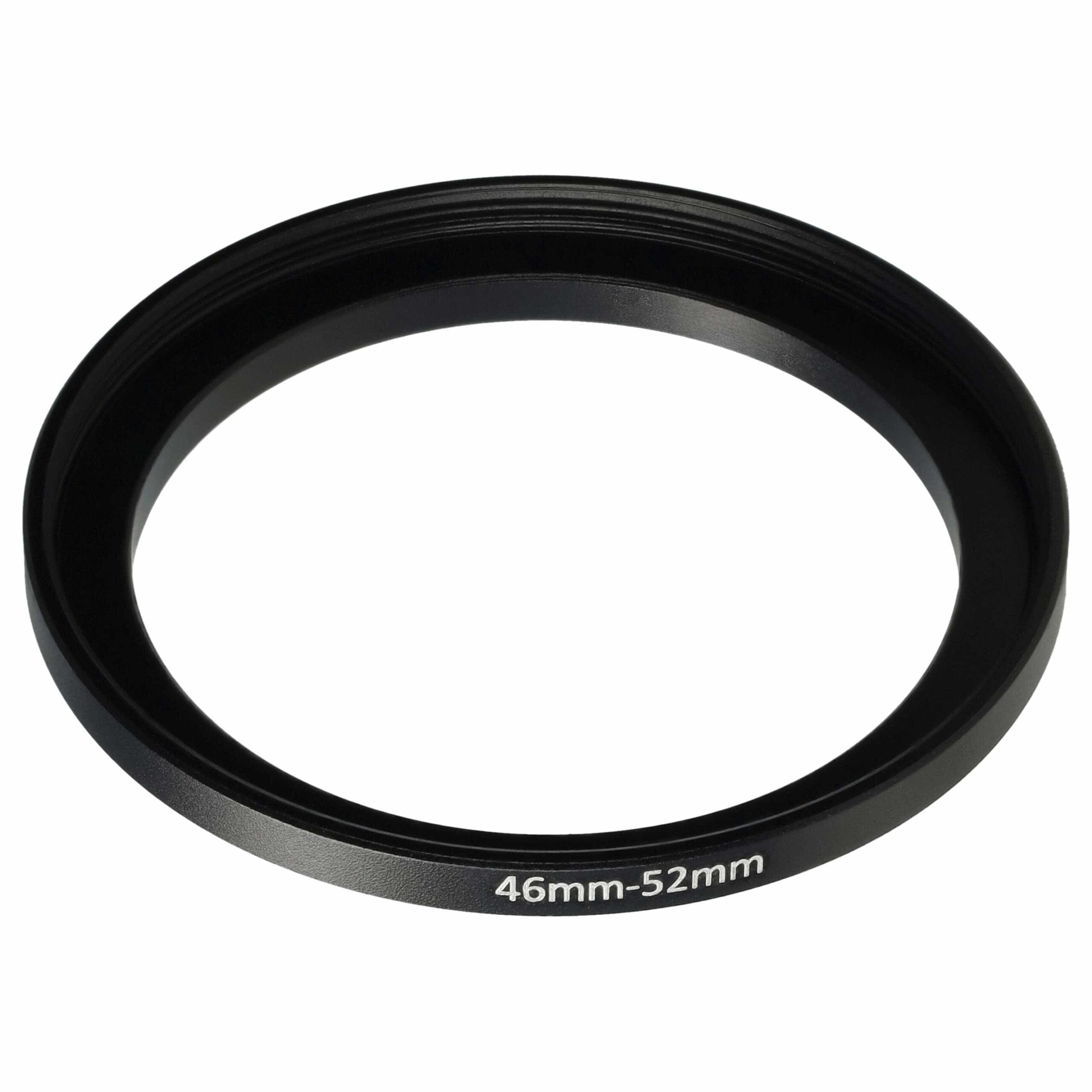 Adaptador Step-Up vhbw de 46 mm para 52 mm para Lentes de Câmara e Filtros