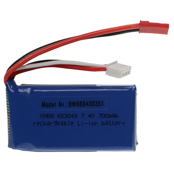 Bateria vhbw para Dispositivos de Modelismo 700 mAh 7.4 V Li-Polymer