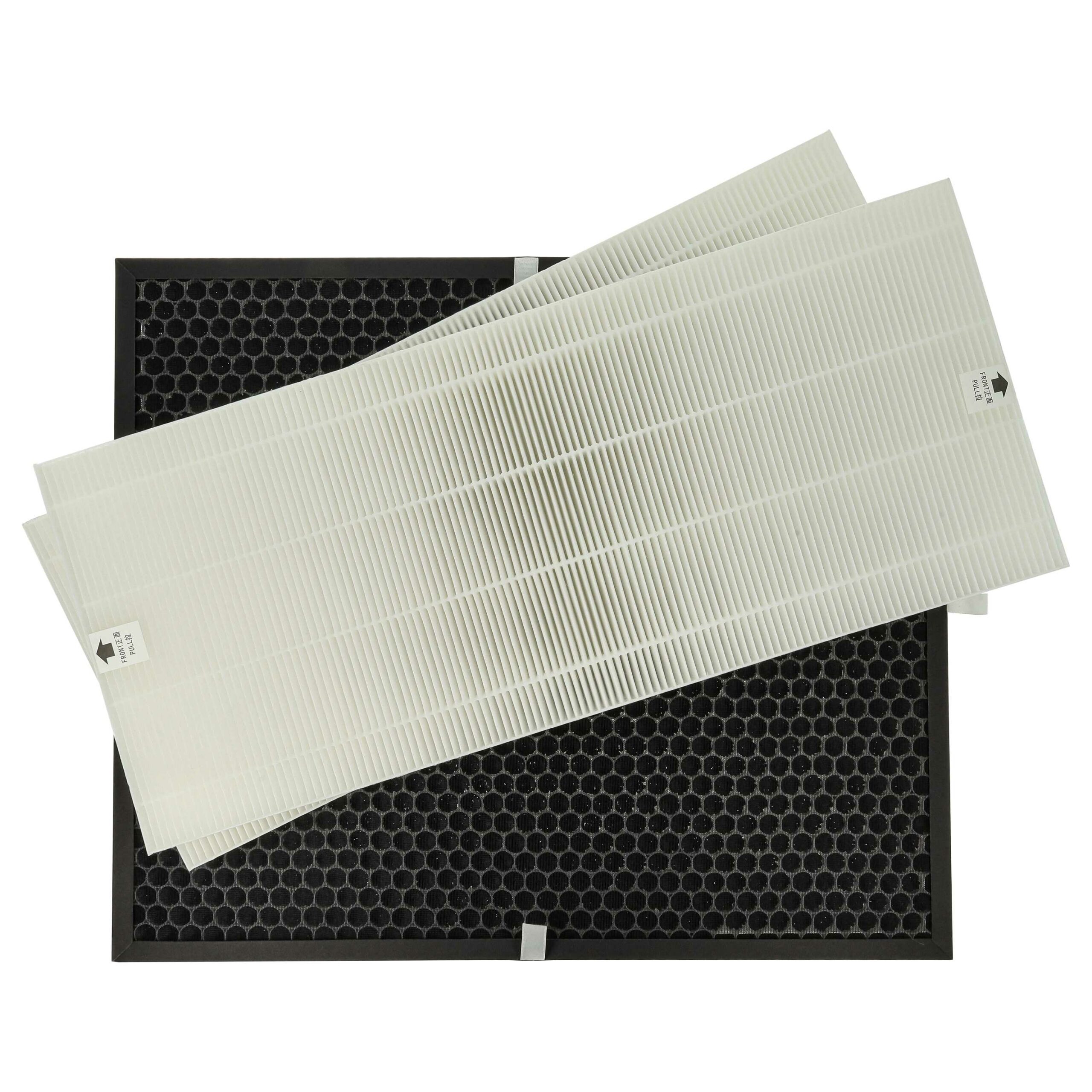 Conjunto de 2 Filtros vhbw para Purificador de Ar Winix 114290, 524540 - HEPA e Carvão Ativado