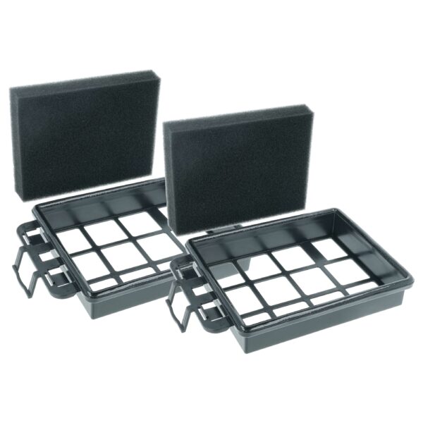 2x Filtros de Espuma vhbw Compatíveis com Hanseatic 4379046385 para Aspiradores