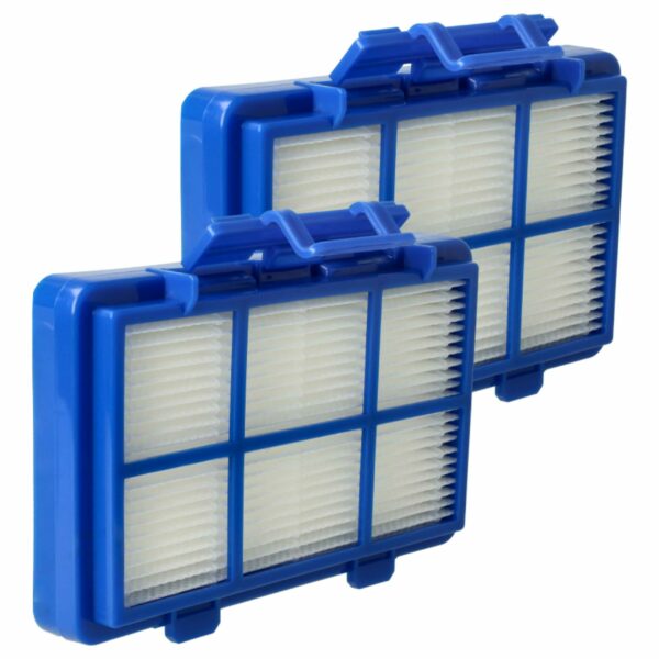 2x Filtro de substituição vhbw compatível com Philips CP0538/01 para aspiradores Philips