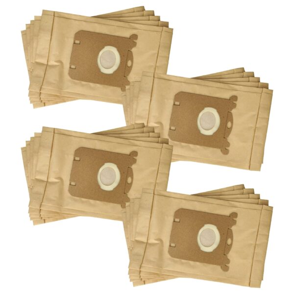 20x Sacos para Aspirador vhbw compatíveis com AEG 900195189/7, GR 200, GR 201 e Satrap - papel