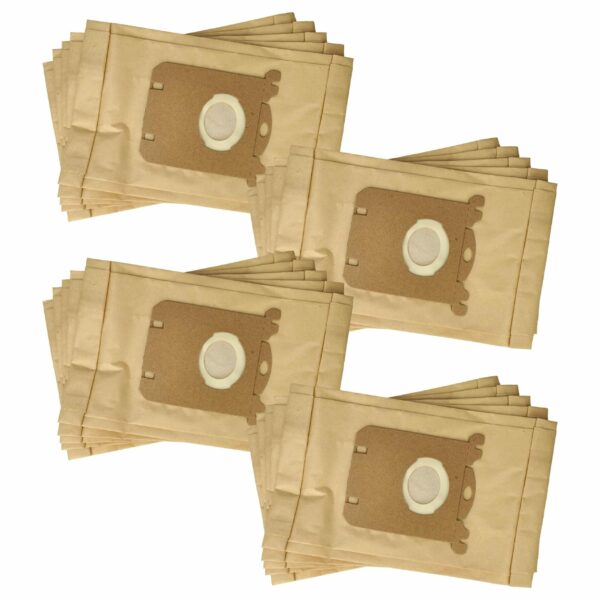 20x Sacos para Aspirador vhbw compatíveis com AEG 900195189/7, GR 200, GR 201 e Satrap - papel