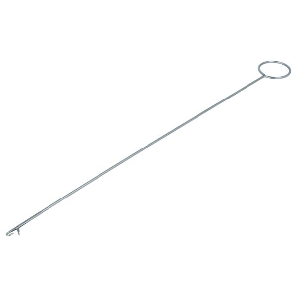 vhbw Agulha de Virar com Gancho - Agulha de Puxar Extra Comprida (26,5 cm), Metal