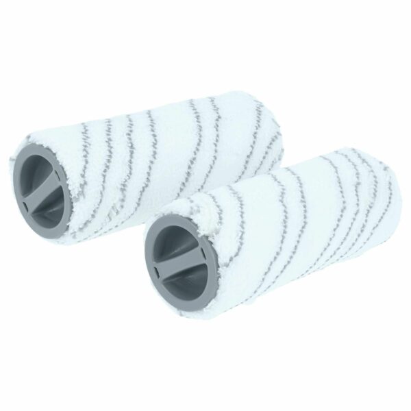 2x Rolos de Escova de Microfibra para Limpador de Chãos Duros Kärcher - Substitui 2.055-007.0 e 2.055-006.0