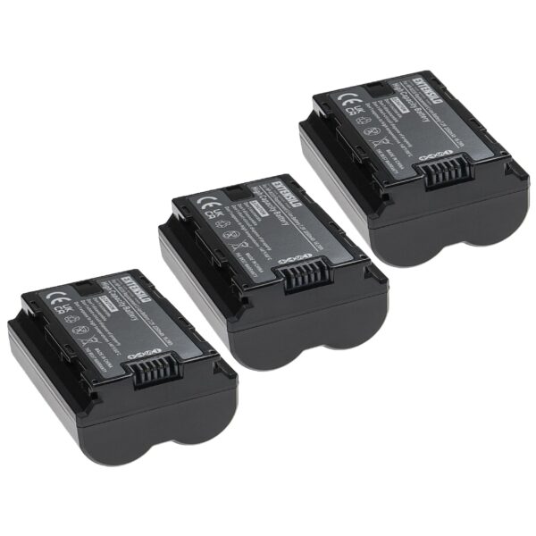 3x Bateria EXTENSILO compatível Fujifilm NP-W235 - 2250mAh, 7.2V, Li-Ion