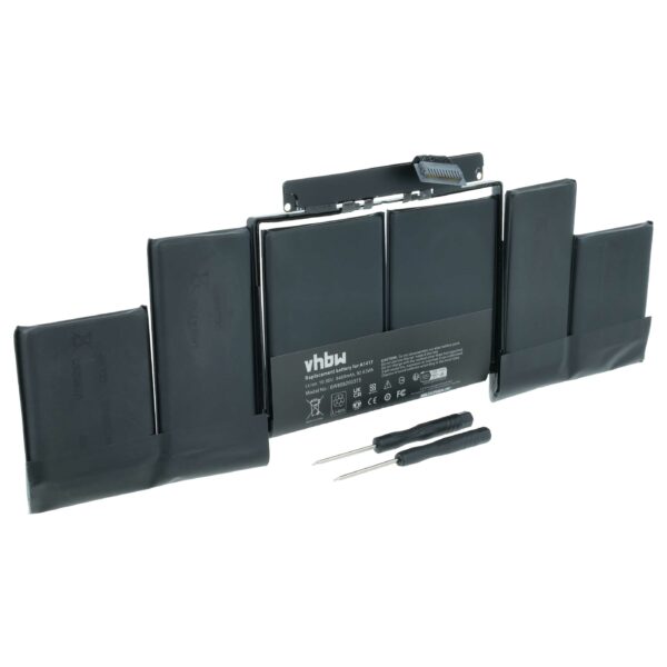 Bateria vhbw para portáteis Apple A1398, A1417 - 8460 mAh 10.95 V