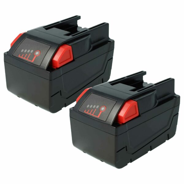 2 Baterias vhbw 28 V 3000 mAh Li-Ion para AEG Milwaukee 48-11-1830, 48-11-2830