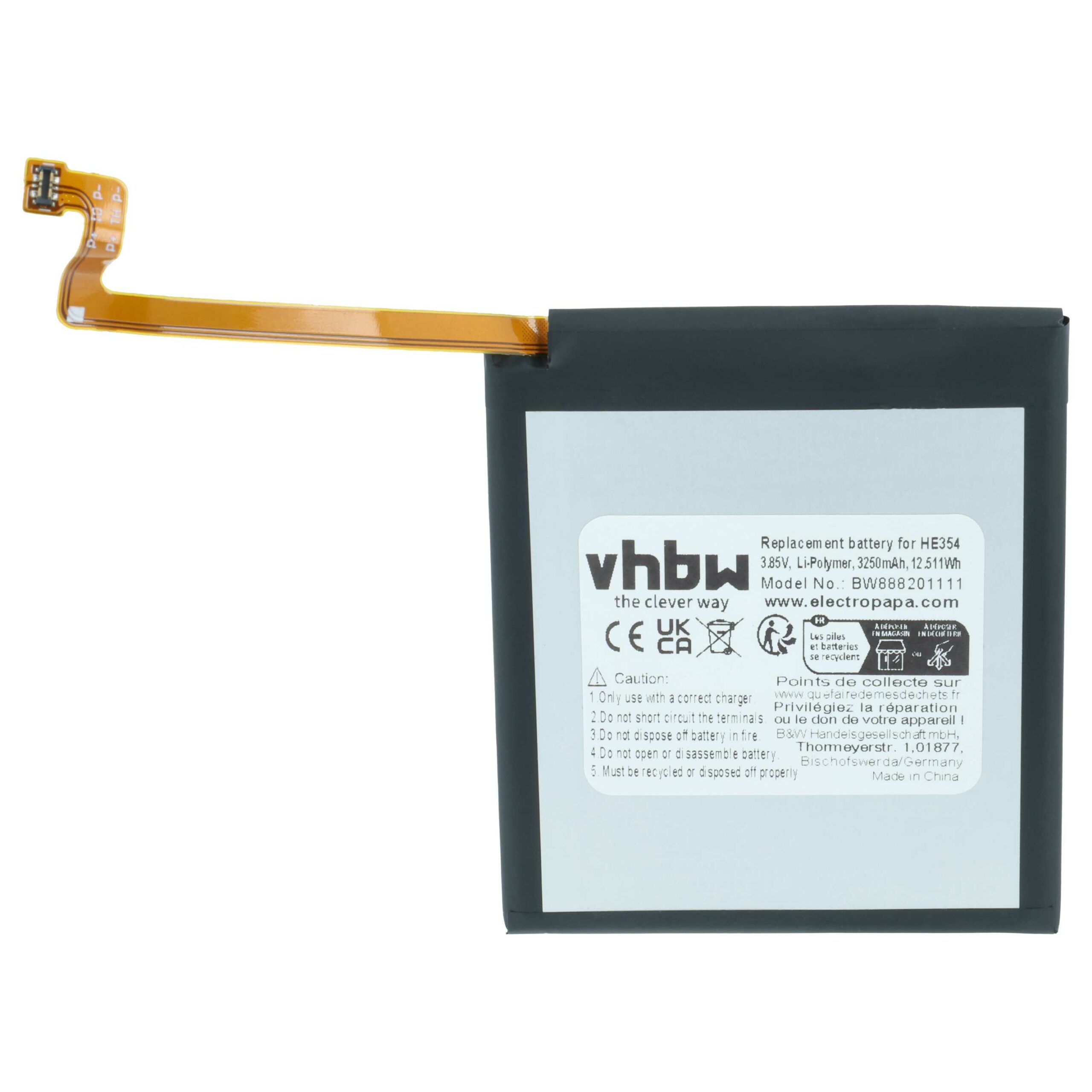 Bateria vhbw para Telemóvel Nokia HE354 - 3250 mAh 3.85 V Li-polímero - Image 3
