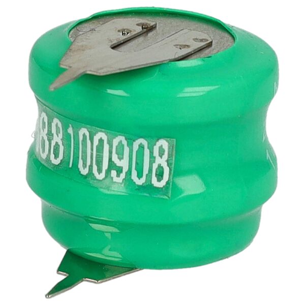 Bateria de Botão Recarregável V80H NiMH 80 mAh 2.4V com 2 Pinos - vhbw