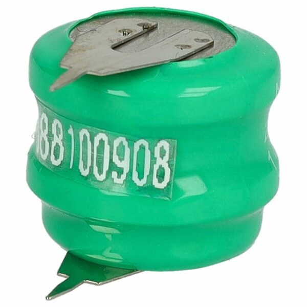 Bateria de Botão Recarregável V80H NiMH 80 mAh 2.4V com 2 Pinos - vhbw