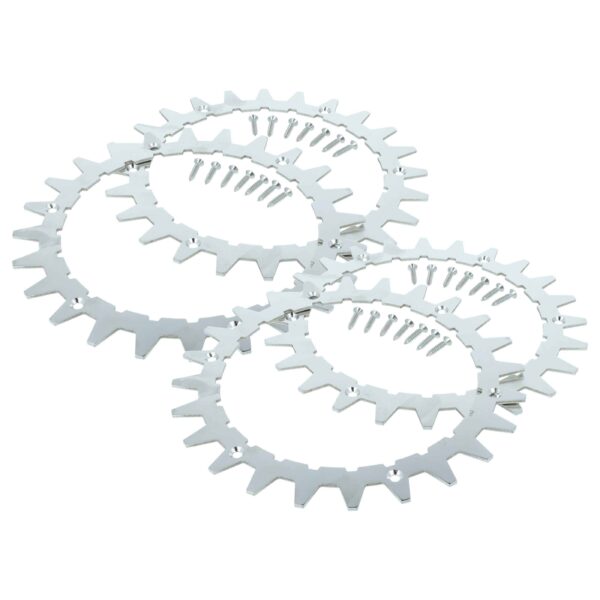 4x Espigões para Robô Cortador de Relva Worx WR141E - Aço Inoxidável, 24 Dentes