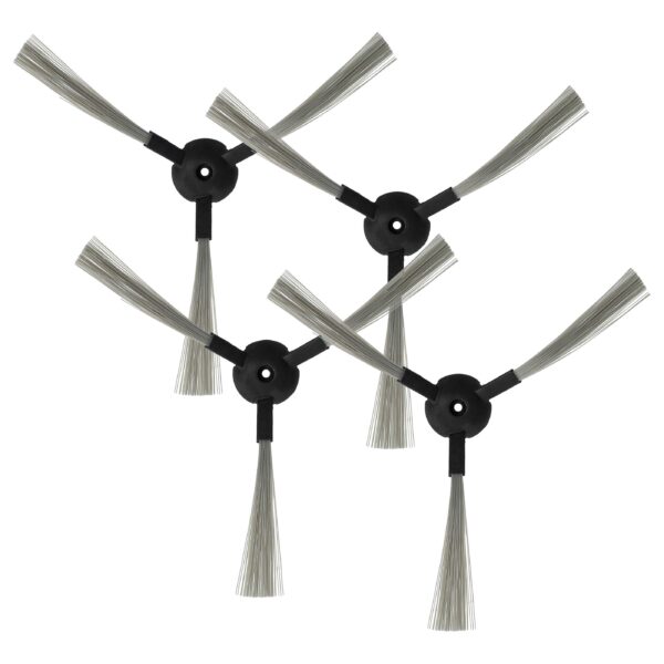 4x Escovas Laterais para Robôs Aspiradores Amtidy, Lilin, Yoo Digital, Klarstein e outros - 3 Braços