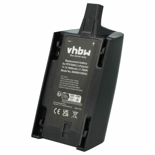 Bateria vhbw para Parrot PF070083 - 1600 mAh 11.1 V Li-Polímero