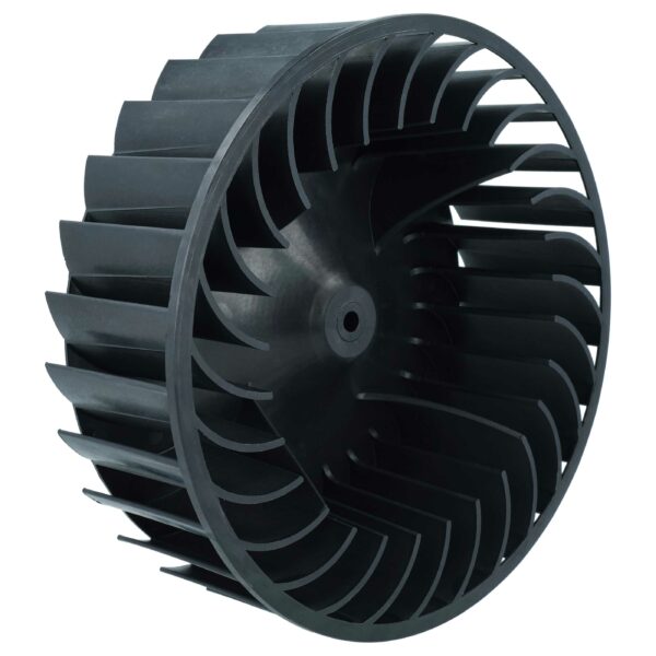 Roda de Ventoinha para Secadora Bauknecht C00738545, 481010425277 - Preta vhbw
