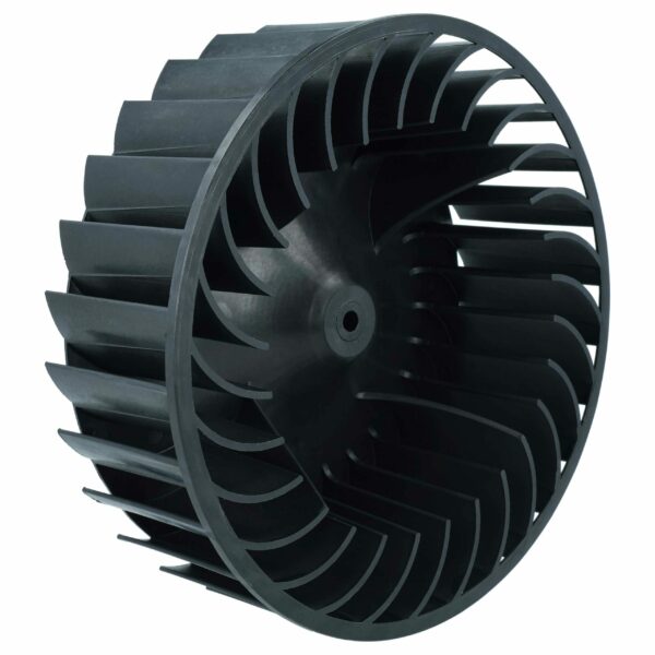 Roda de Ventoinha para Secadora Bauknecht C00738545, 481010425277 - Preta vhbw