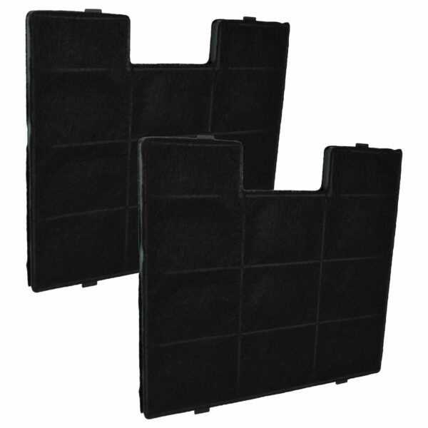 2x Filtro de Carvão Ativado Compatível com Amica FW-K250, Zelmer e outros modelos vhbw