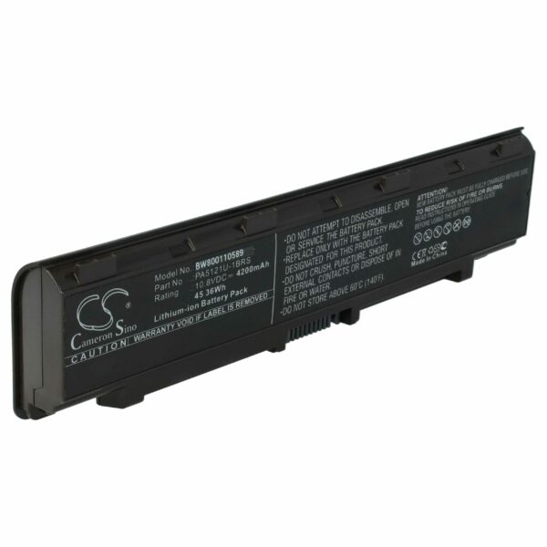 Bateria vhbw para Toshiba PABAS274, PA5121U-1BRS - 4200 mAh, 10.8 V Li-Ion