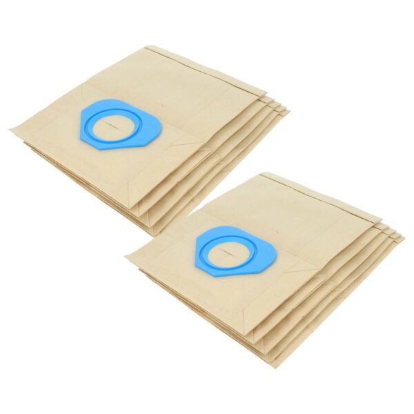 10x Sacos para Aspirador vhbw em Papel para Nilfisk GM 80, GD 90, GS 90