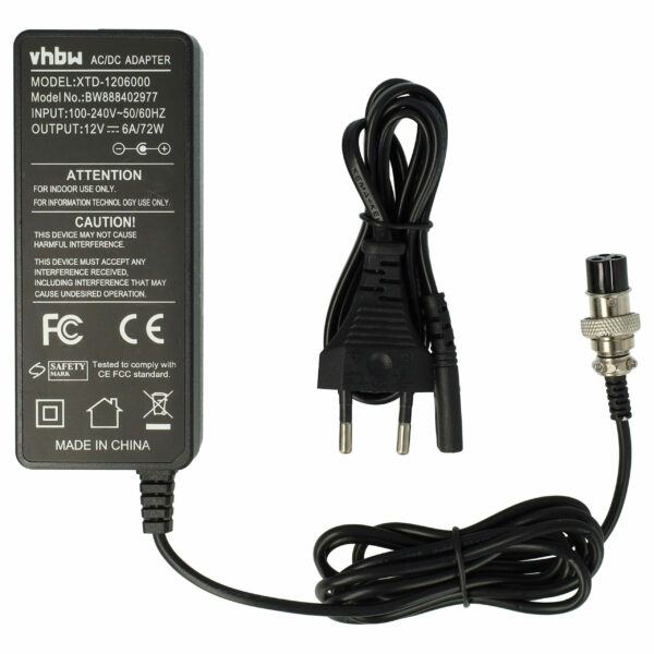Adaptador de Corrente vhbw para Scanner Intermec 851-075-001 - Substituição de Alimentação para POS Portátil