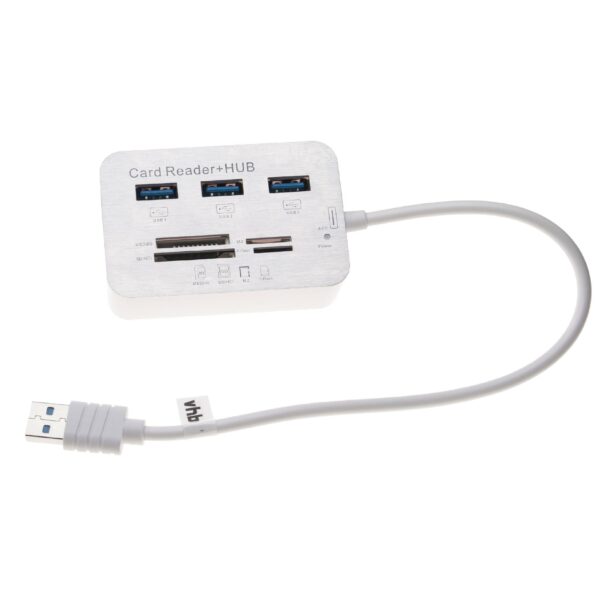 Leitor de Cartões SD vhbw com 4 Slots - USB 3.0