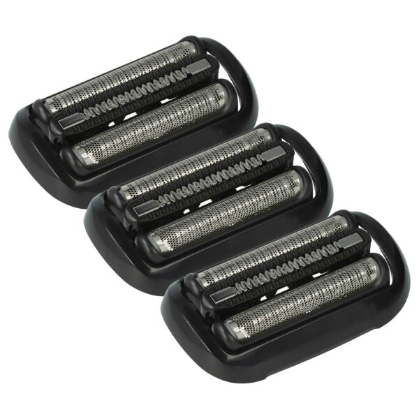 3 Cabeças de Corte Compatíveis com Braun 81746550, 53B - vhbw