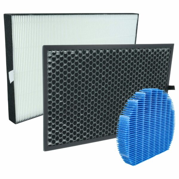 Conjunto de 3 Filtros vhbw para Purificador Sharp FZ-D60HFE