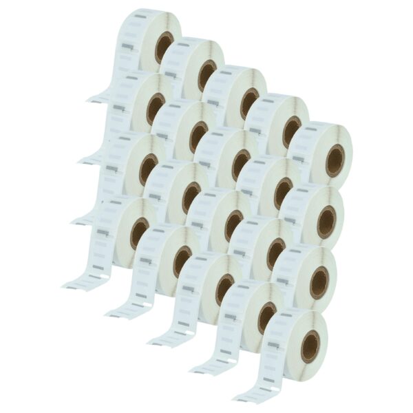 Rolo de 20 Etiquetas Compatível com Dymo S0929120 - 25 mm x 25 mm