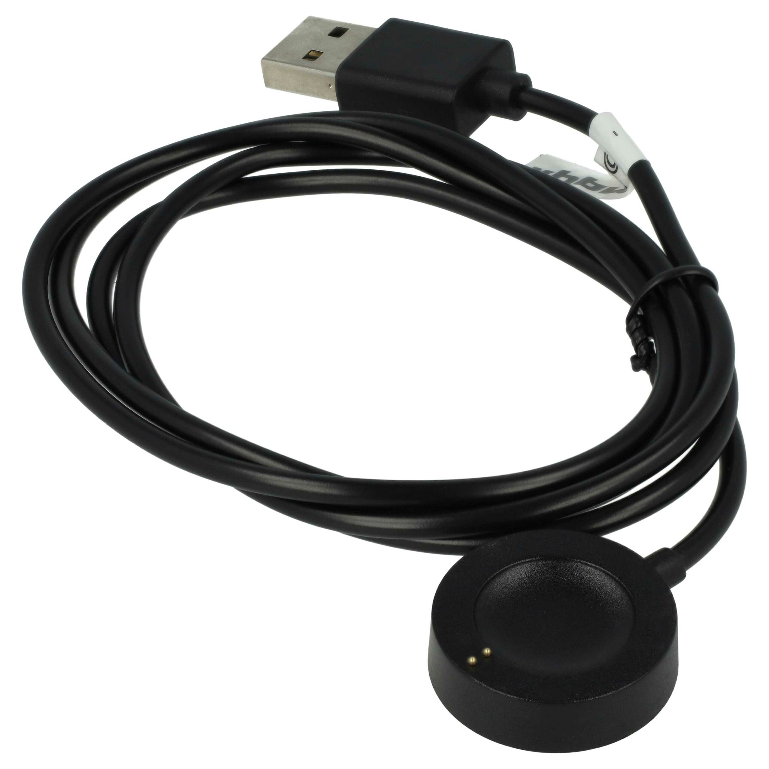 Cabo Carregador Magnético para Smartwatch vhbw - Compatível com Fossil, Emporio Armani, Skagen e Outros - 100 cm, USB - Image 2