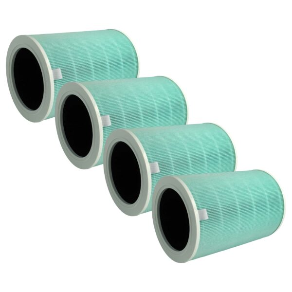 Conjunto de 4 Filtros HEPA vhbw para Humidificadores Xiaomi M6R-FLP com Carvão Ativado