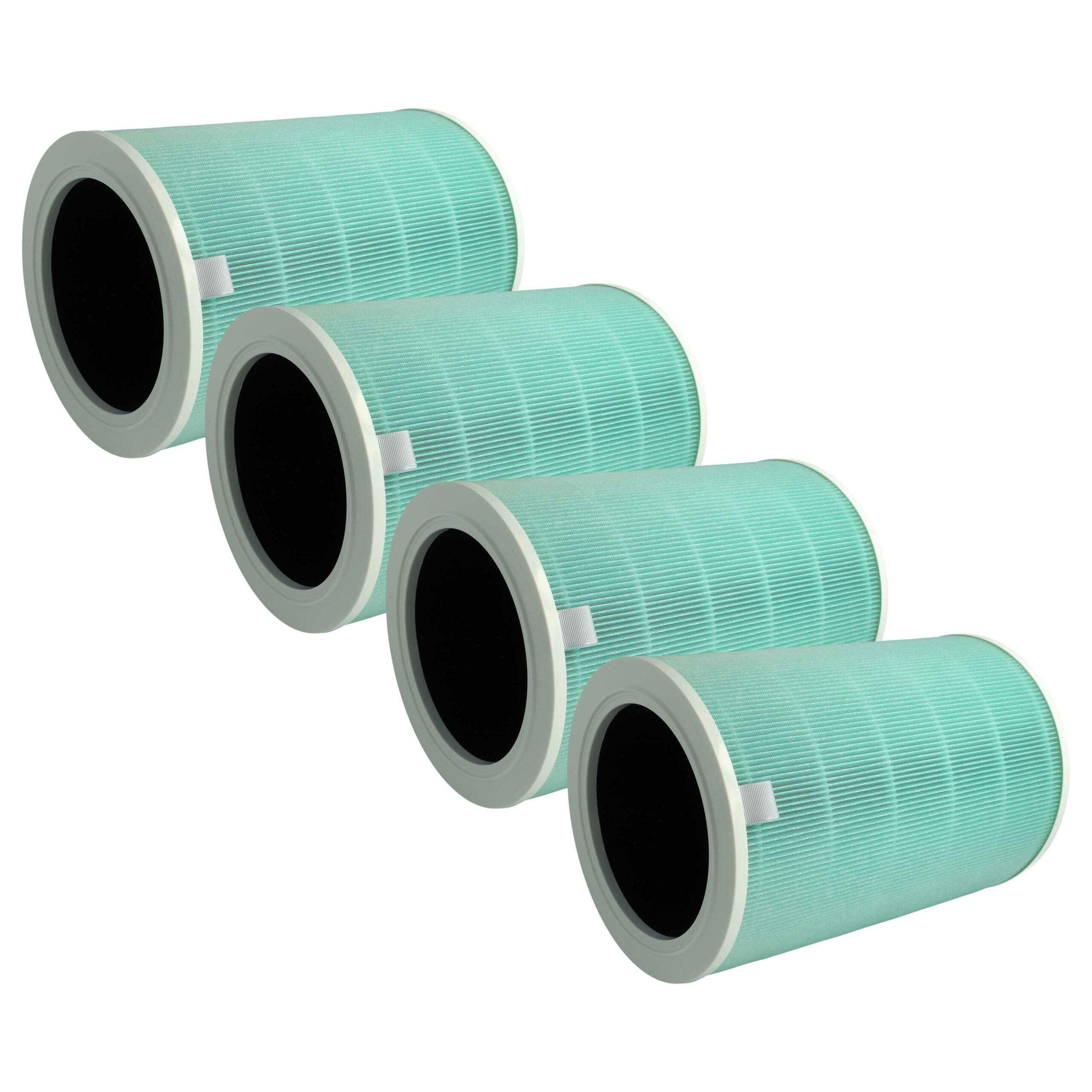 Conjunto de 4 Filtros HEPA vhbw para Humidificadores Xiaomi M6R-FLP com Carvão Ativado