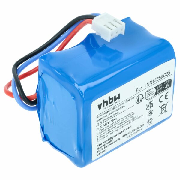 Bateria vhbw 21.6V 2500mAh Li-Ion para Philips (substitui 300002906404, 3000-018-25613)
