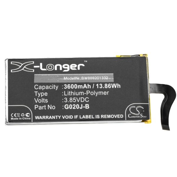 Bateria vhbw para Telemóvel Google G020J-B - 3600 mAh 3.85 V
