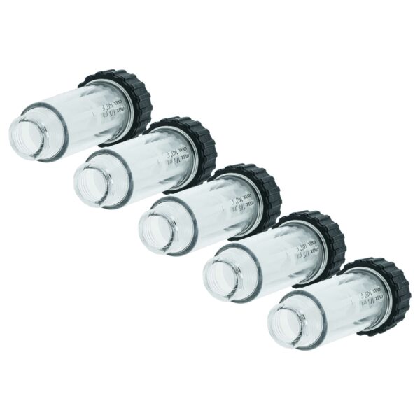 5x Filtro de Água Antisuidade vhbw com Caixa para Máquina de Lavar de Alta Pressão Kärcher K2, K3, K4, K5, K6, K7