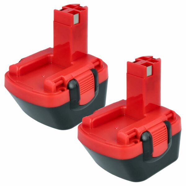 2 Baterias vhbw 12V 3000 mAh NiMH para Ferramentas Bosch - Substitui 2607335261 e 2607335249