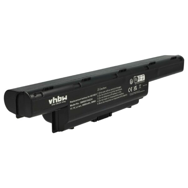 Bateria vhbw para Portátil Gateway/Acer/Packard Bell - 8800 mAh 11.1V Li-Ion