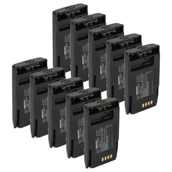 Bateria vhbw 10x para Motorola AP-6574, PMNN4351, FTN6574BC - 2200 mAh 3.7V Li-Ion