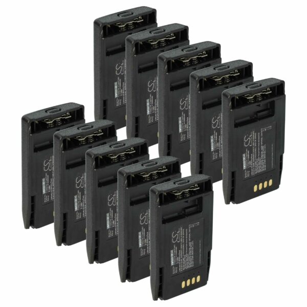 Bateria vhbw 10x para Motorola AP-6574, PMNN4351, FTN6574BC - 2200 mAh 3.7V Li-Ion