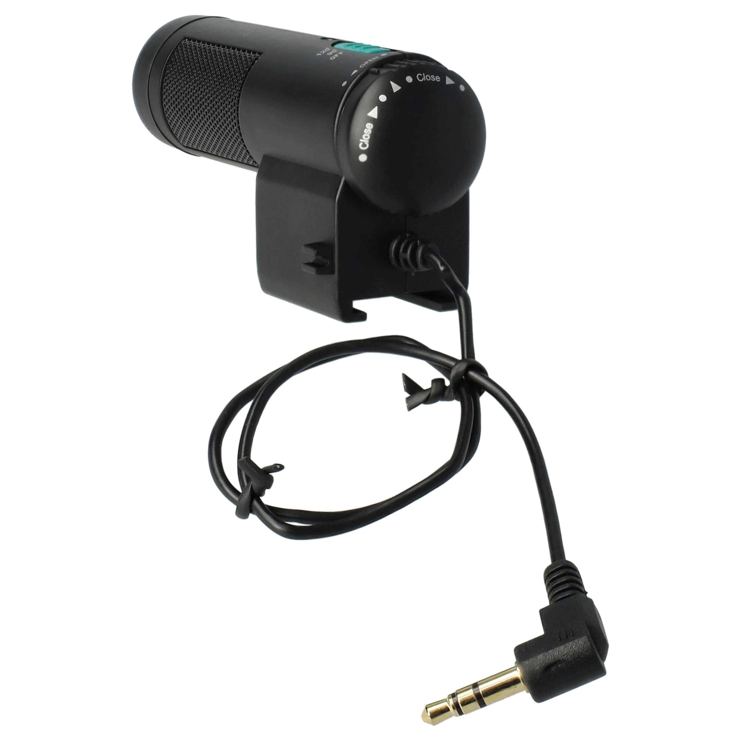 Microfone Estéreo Externo vhbw para Câmaras Fujifilm, Pentax, Panasonic, Nikon - Image 4