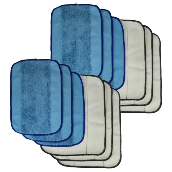 Conjunto de Panos de Limpeza (12 peças) vhbw para iRobot 4409706 - Microfibra