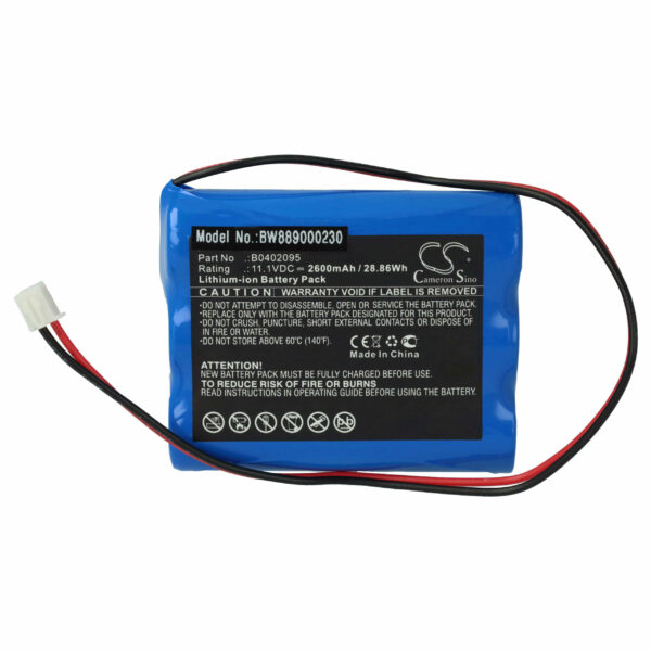 Bateria vhbw para Medsonic B0402095 - 2600 mAh 11.1 V Li-Ion