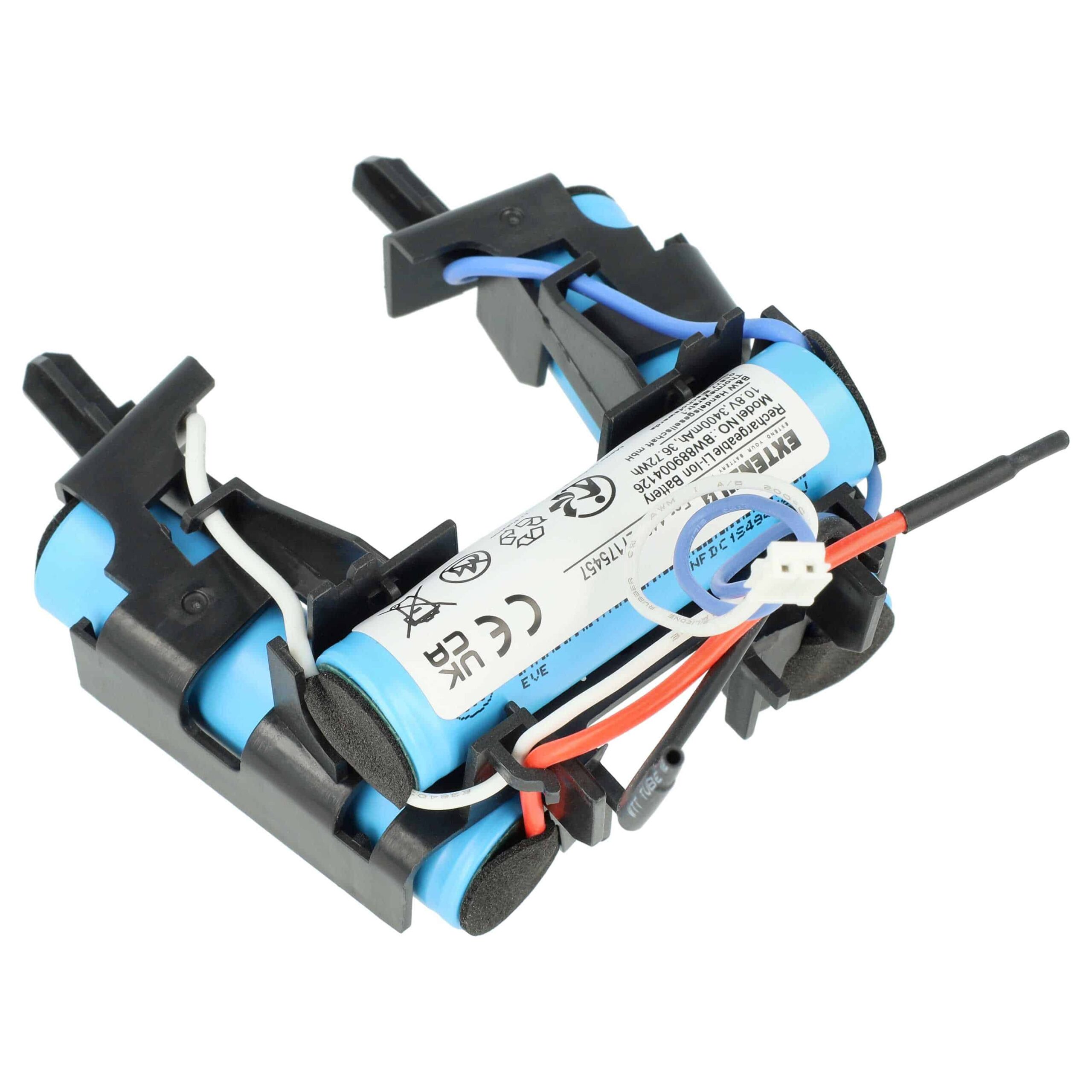 Bateria EXTENSILO para aspirador AEG / Electrolux CX7, ERG101, ZB3101 3400mAh, 10.8V - Image 2