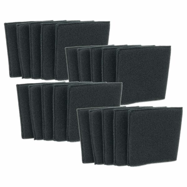 20x Filtros de Espuma Filterfoam compatíveis com Aspirador Einhell 2351134