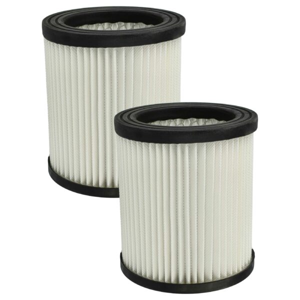 2x Filtro de Substituição vhbw para Aspirador Scheppach 7907702701, Classe F7