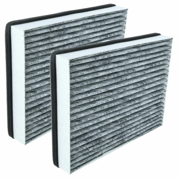 2x Filtro de Carvão Ativado para Miele 20228038, DKF 36-P