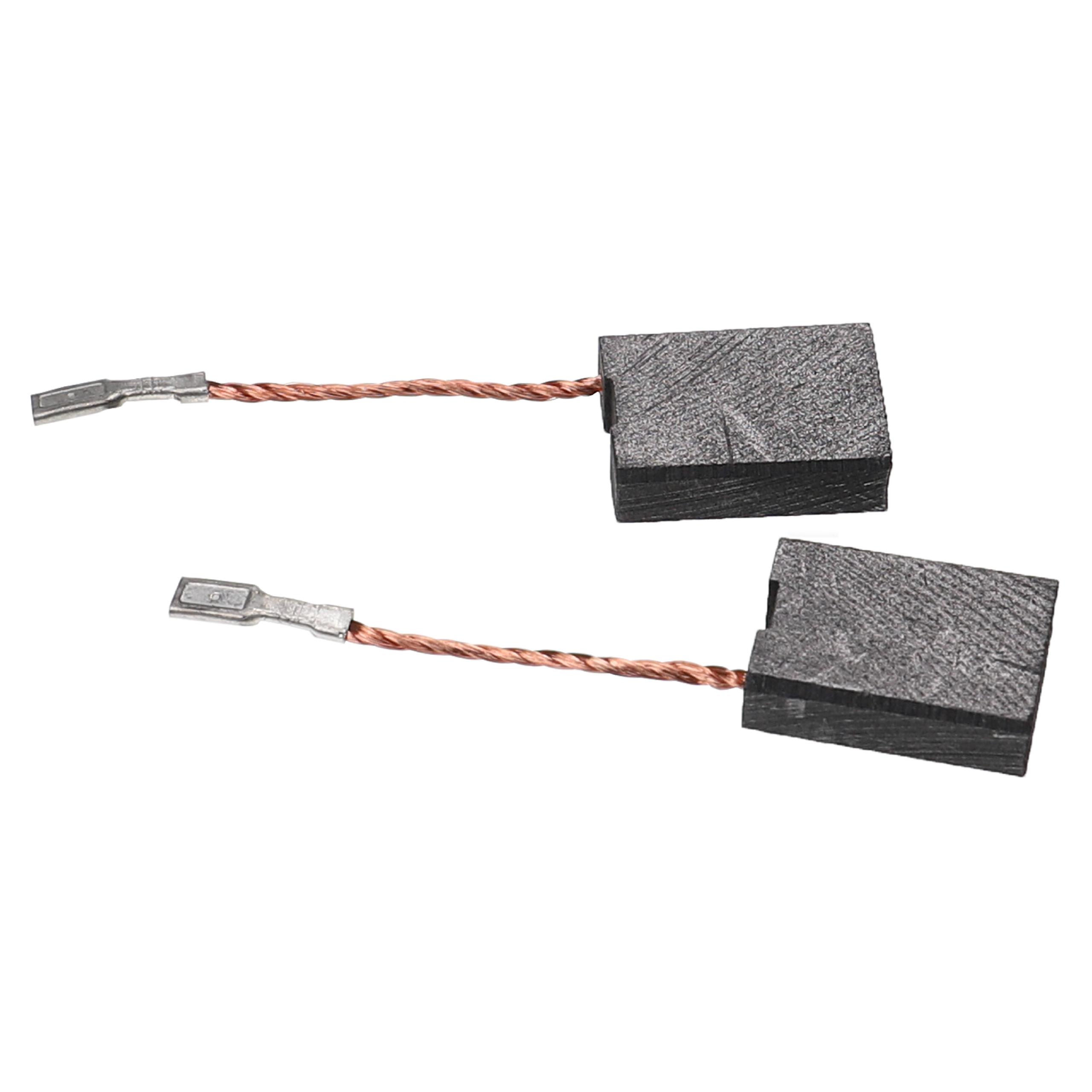 2x Escovas de Carvão de Substituição para Hitachi 999-089 - Ferramentas Elétricas - 7 x 17 x 23 mm